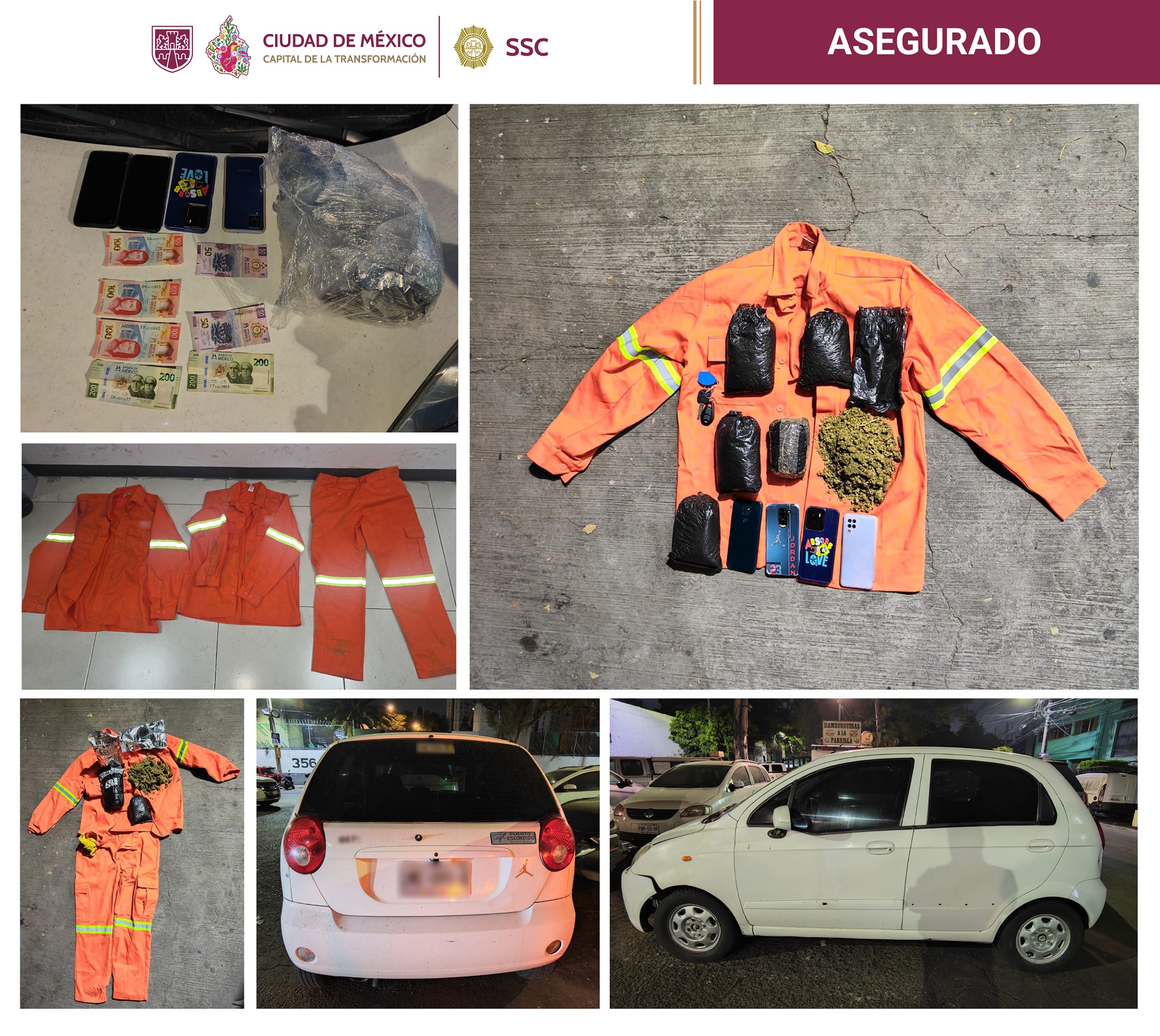 Aseguran bienes CDMX
