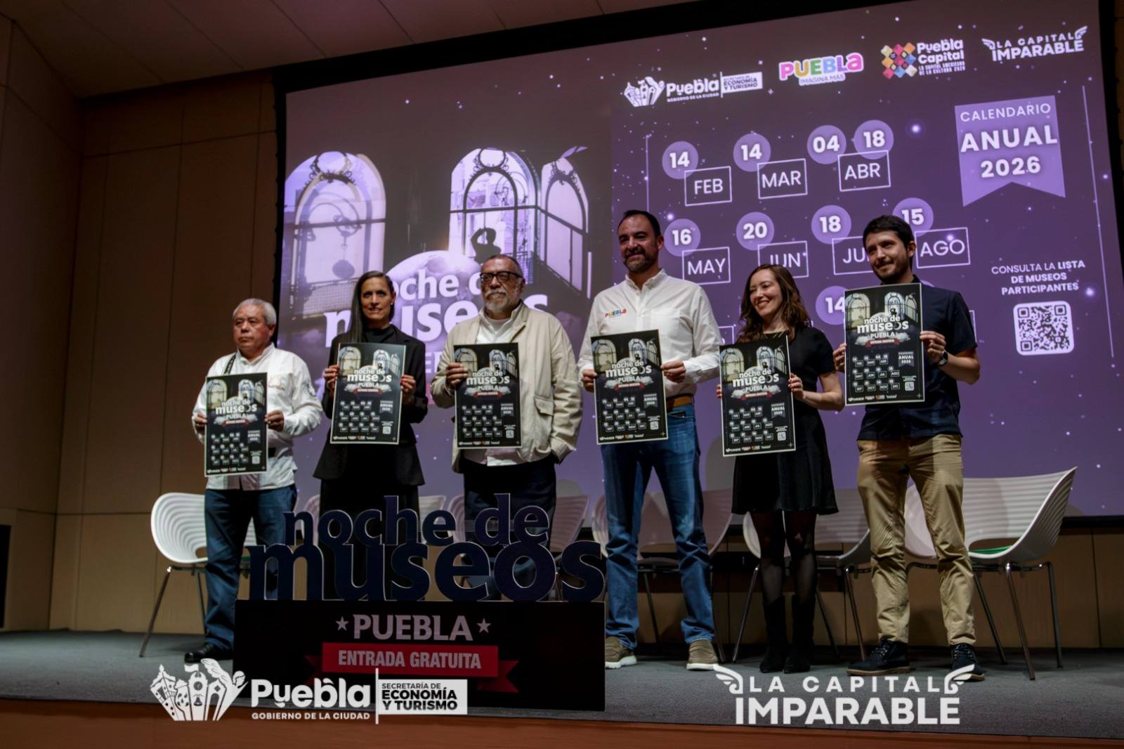 Ayuntamiento de Puebla presenta calendario de Noche de Museos 2026