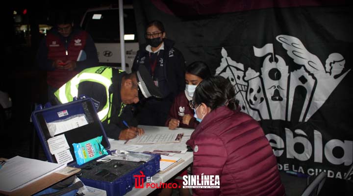 Ayuntamiento de Puebla fortalece operativos alcoholímetro