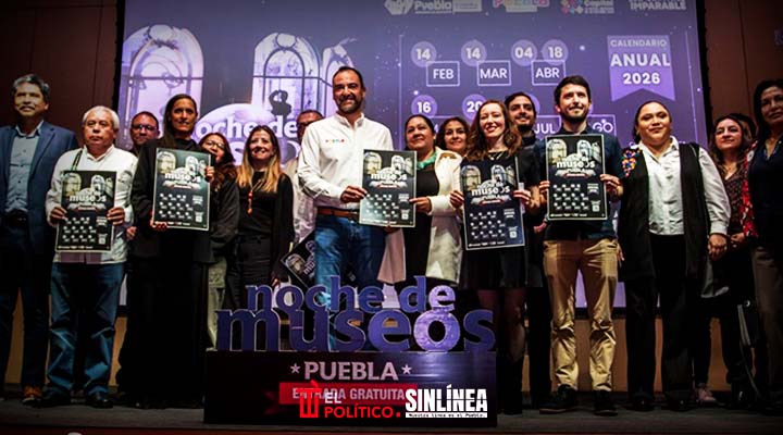 Ayuntamiento de Puebla presenta calendario de Noche de Museos 2026
