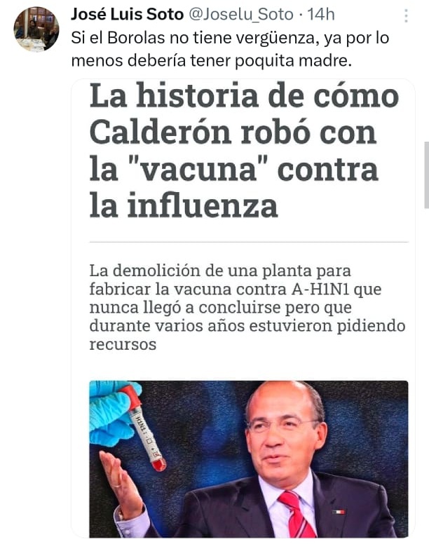 Borolas sin vergüenza