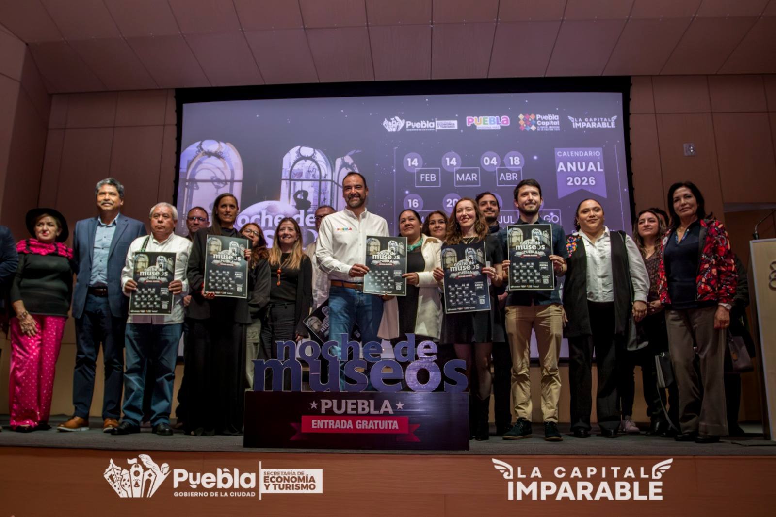 Ayuntamiento de Puebla presenta calendario de Noche de Museos 2026