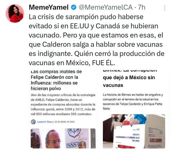 Felipe Calderón cerró vacunas