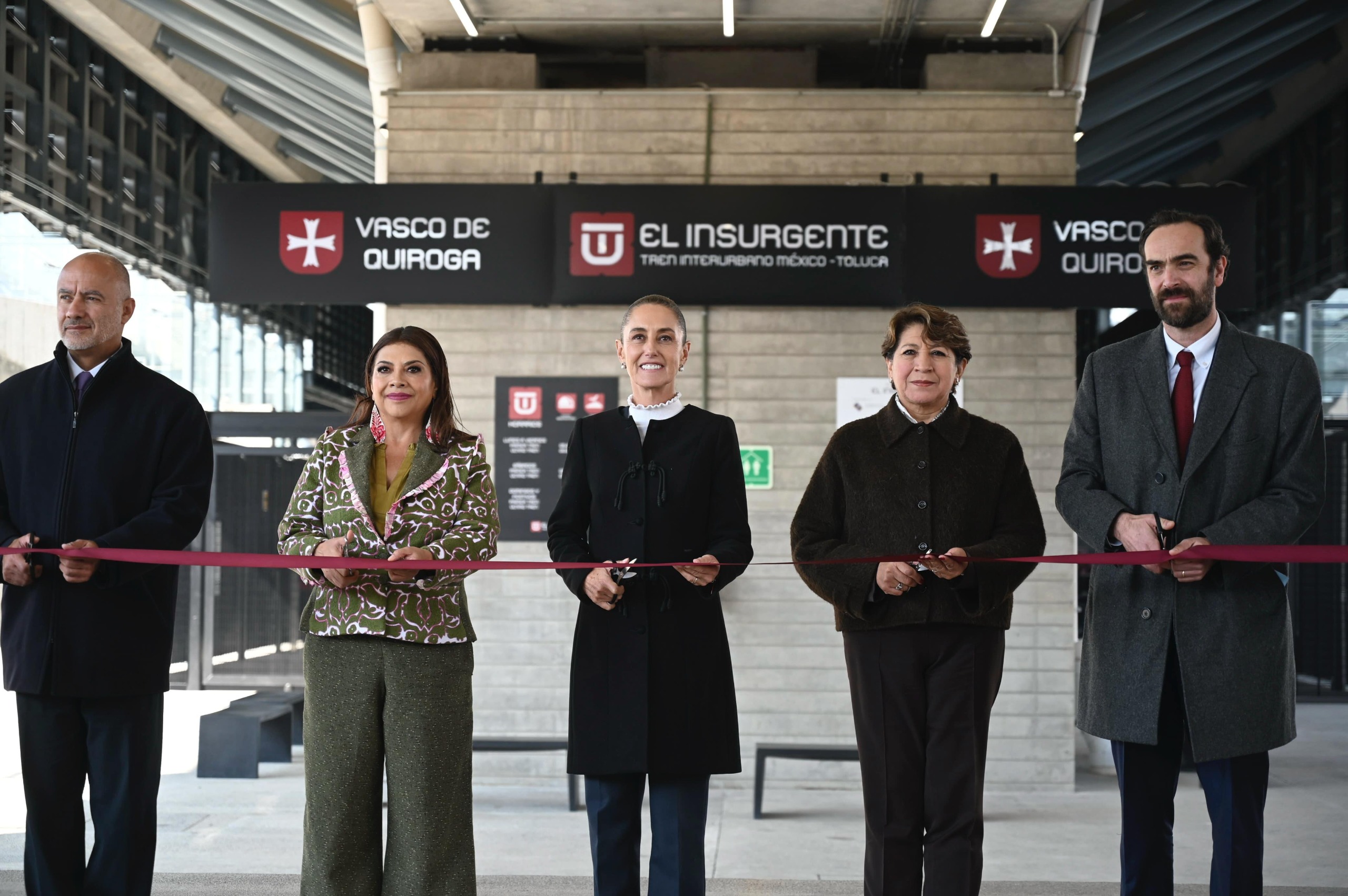 Inauguración tren El Insurgente 