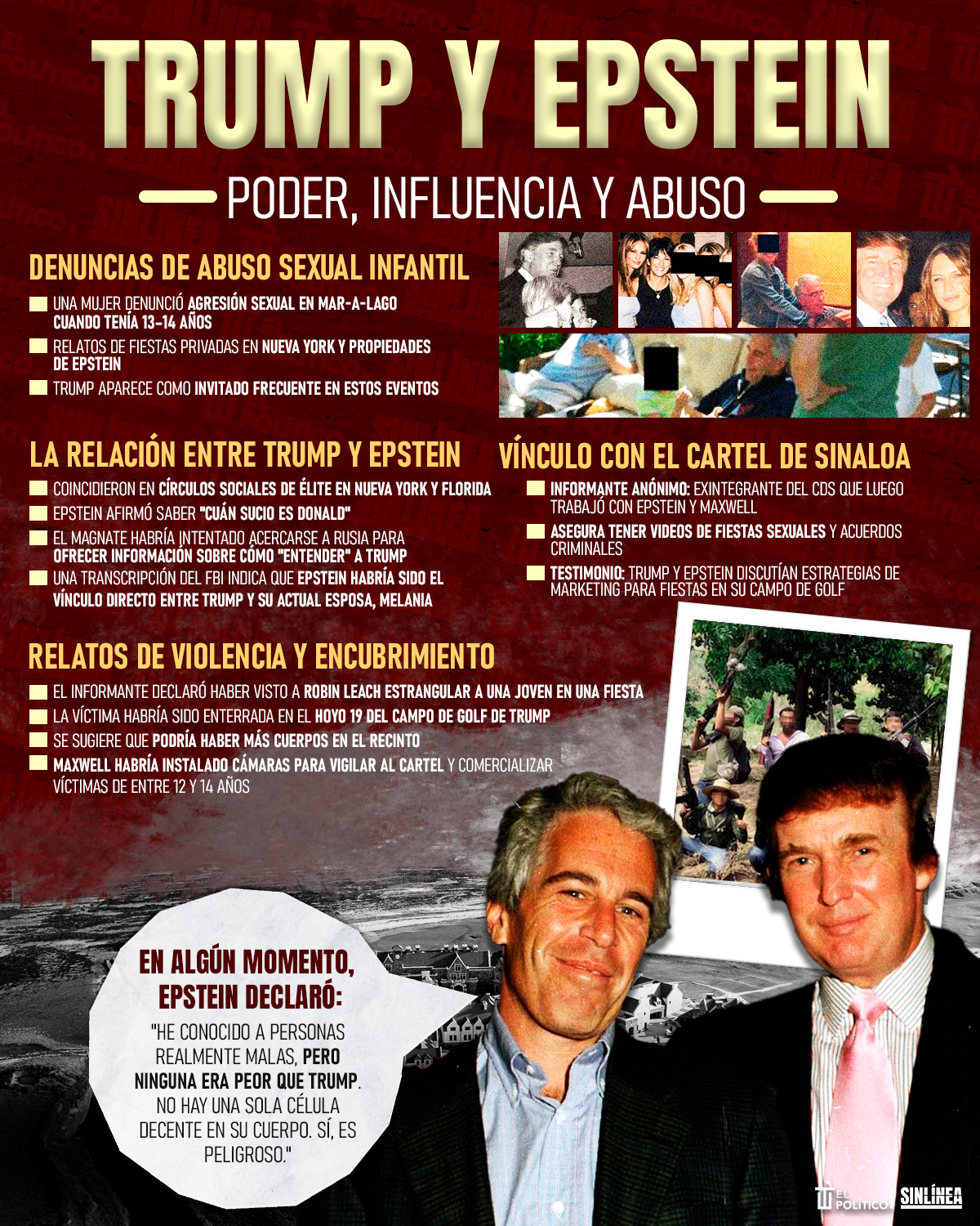 Infografía Epstein compró y vendió bonos de TV Azteca