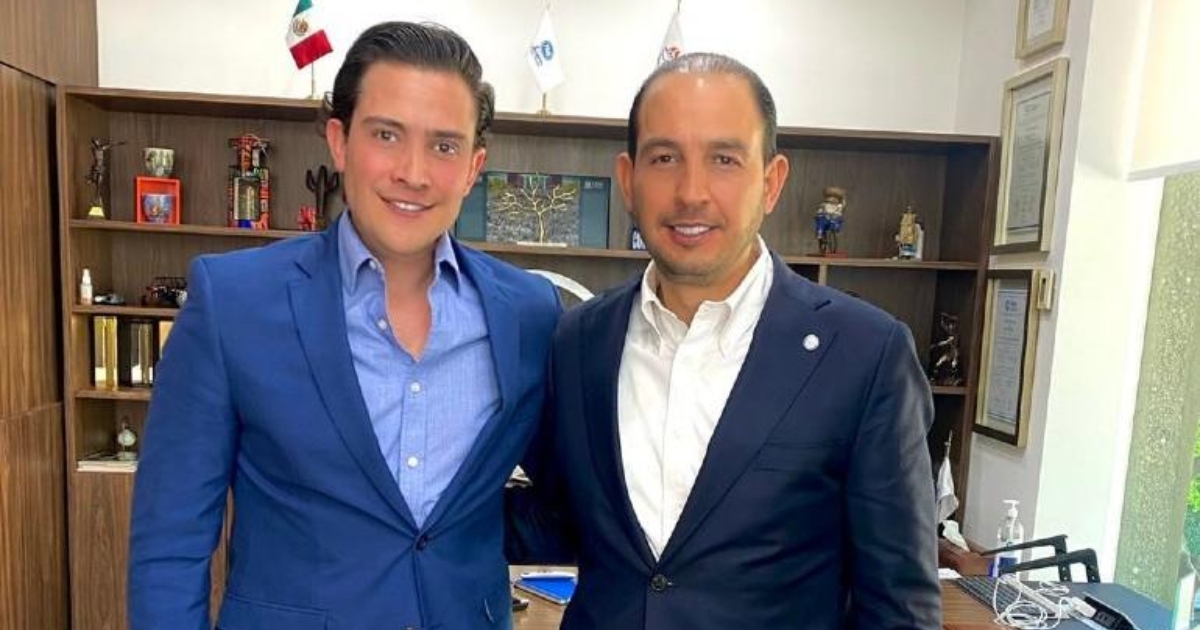 Marko Cortés y su hermano 