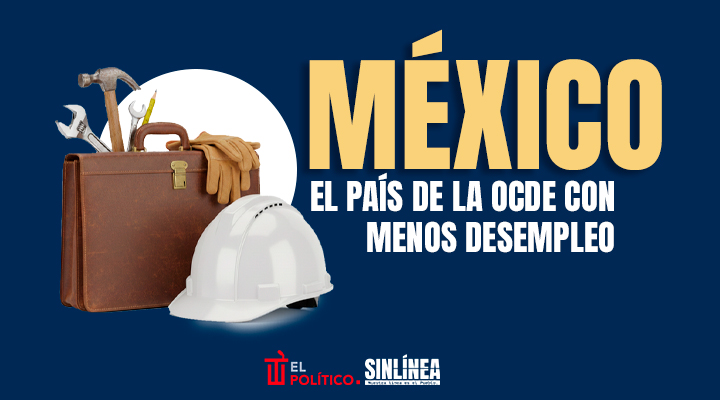 OCDE: México país con menor desempleo