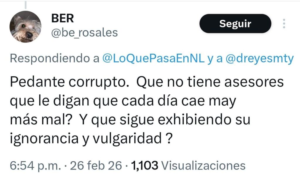 pedante y corrupto