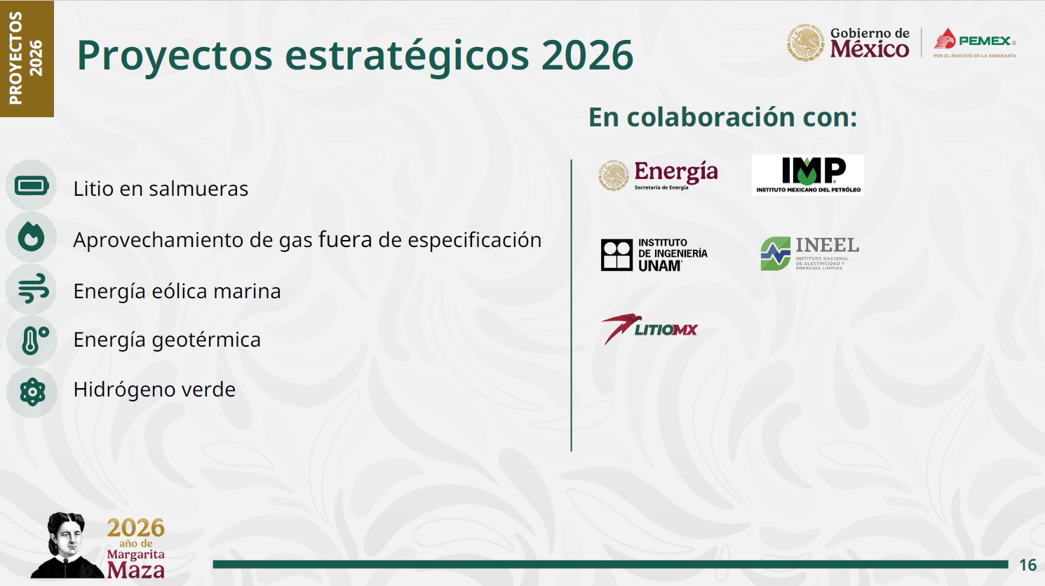 Pemex reduce su deuda 20% y anuncia inversión por 425 mil mdp en 2026