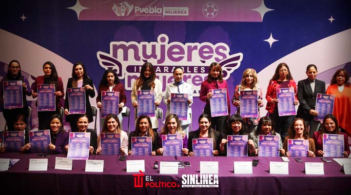 Puebla capital presenta calendario Mujeres Imparables, Mujeres que inspiran