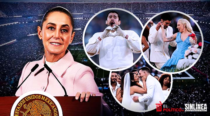 Sheinbaum reacciona a participación de Bad Bunny en el Super Bowl: "muy interesante"