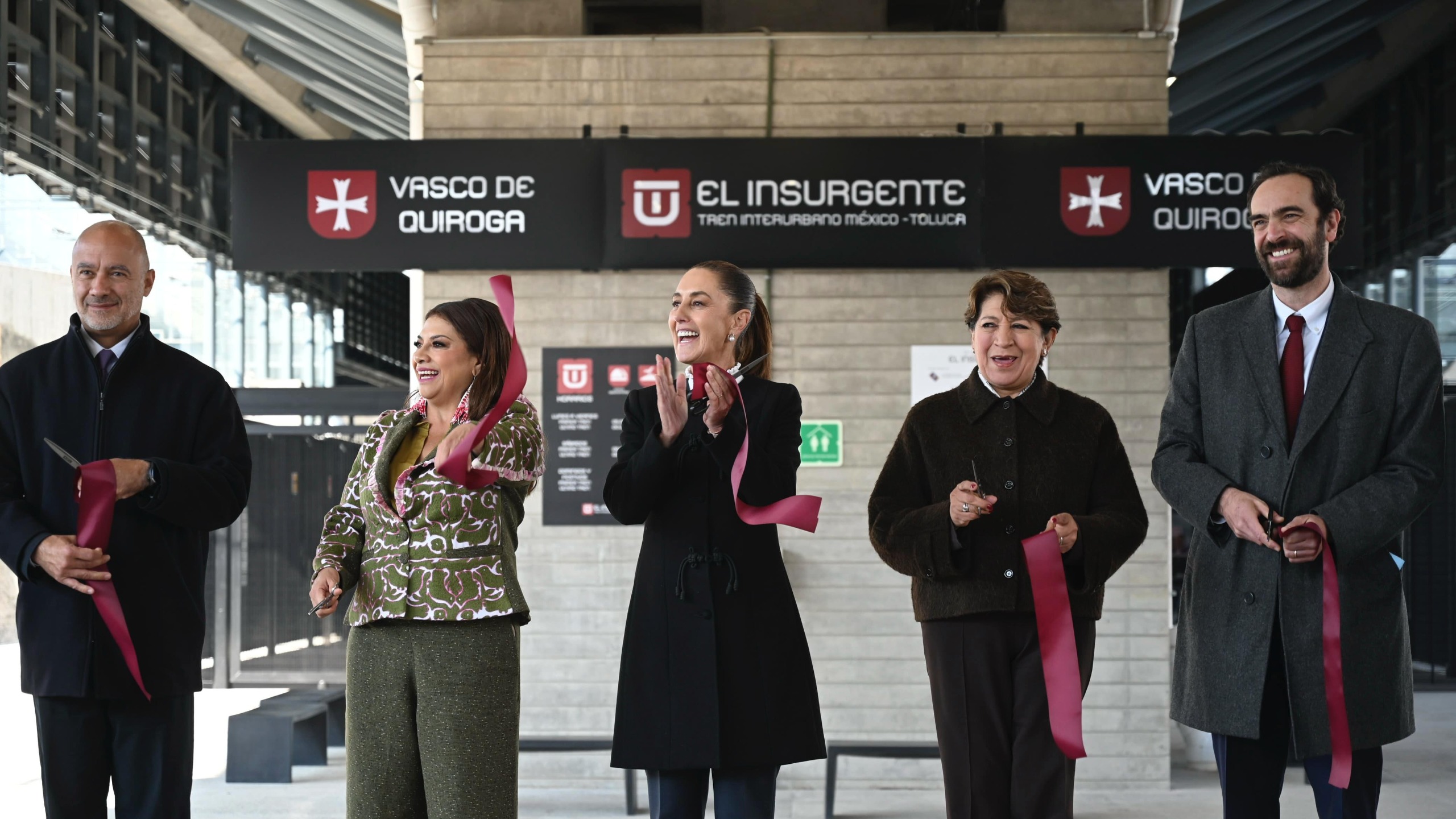 Sheinbaum inaugura tren 