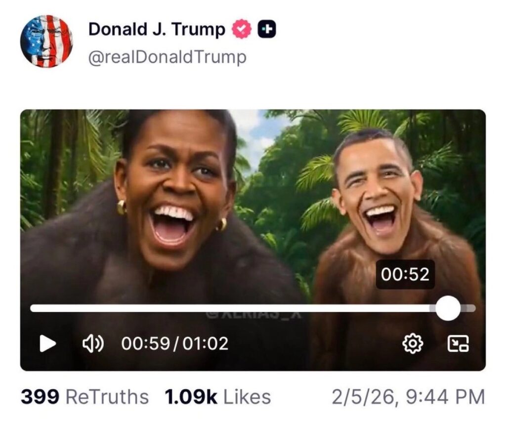 Trump publica video de Obama