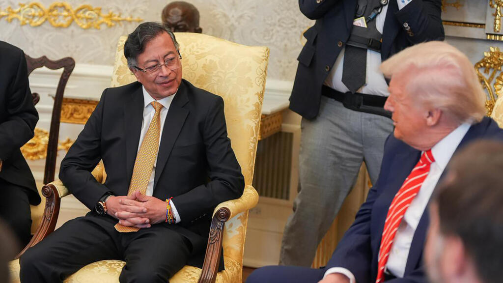 Trump y Gustavo Petro