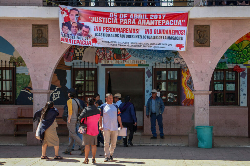 Aureoles, masacre de Arantepacua