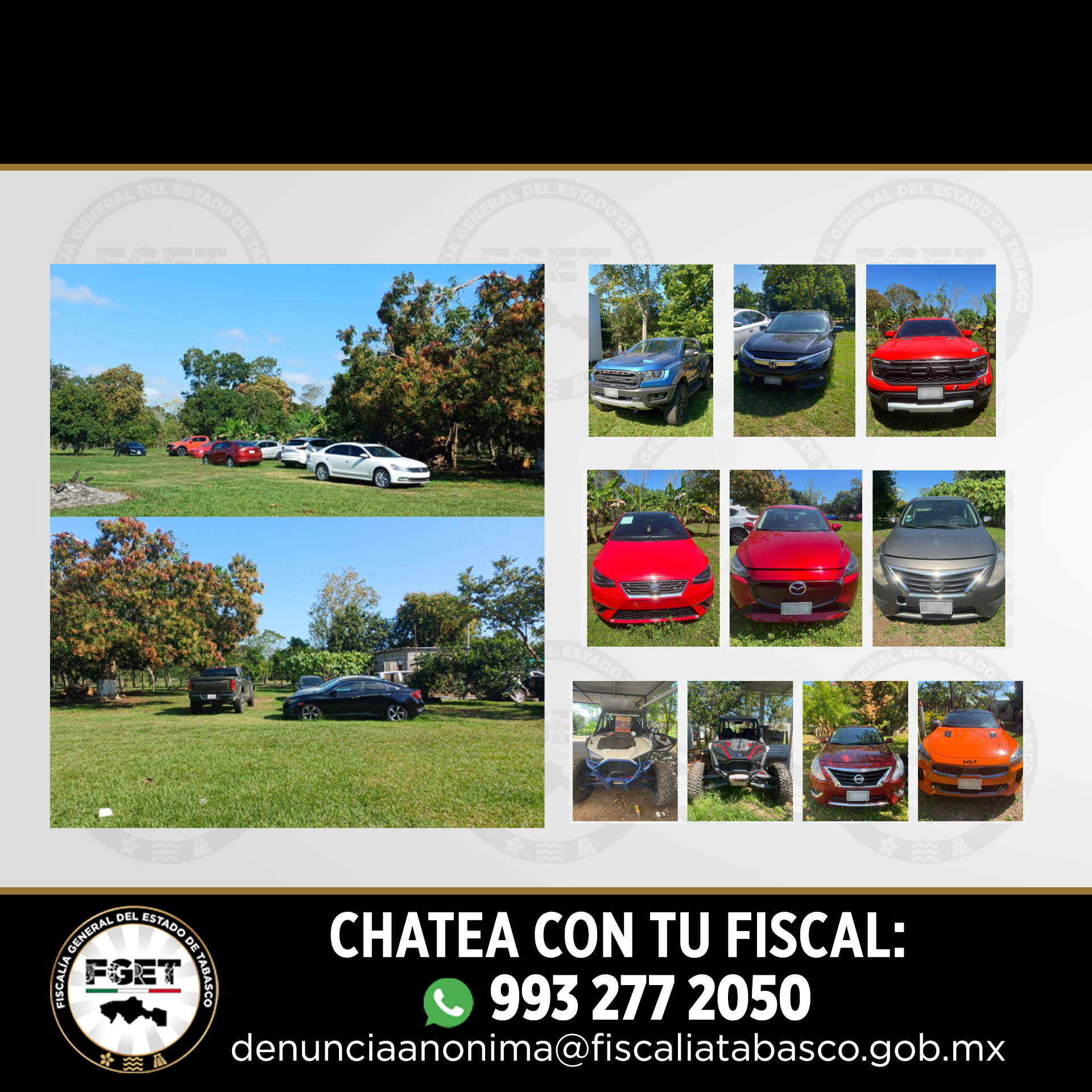 Aseguran autos, arsenal y predios de La Barredora en Tabasco