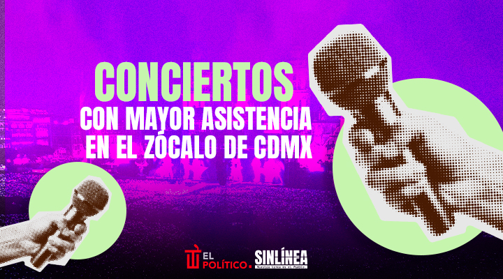 Conciertos con mayor asistencia en el Zócalo de CDMX