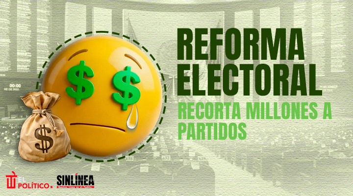Reforma electoral y el dinero que perderán los partidos