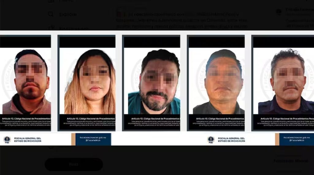 Detenciones en Michoacán