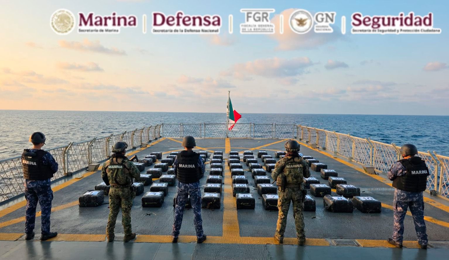Marina asegura más de dos toneladas de cocaína en Acapulco