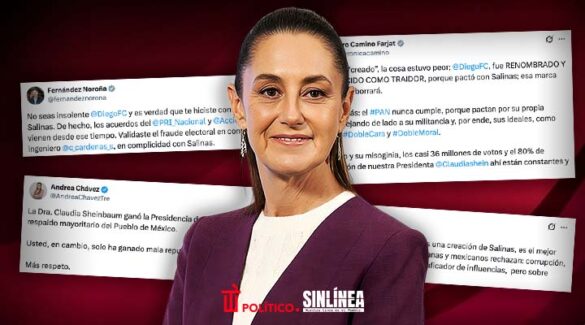Morenistas defienden a Sheinbaum tras insultos de Cevallos