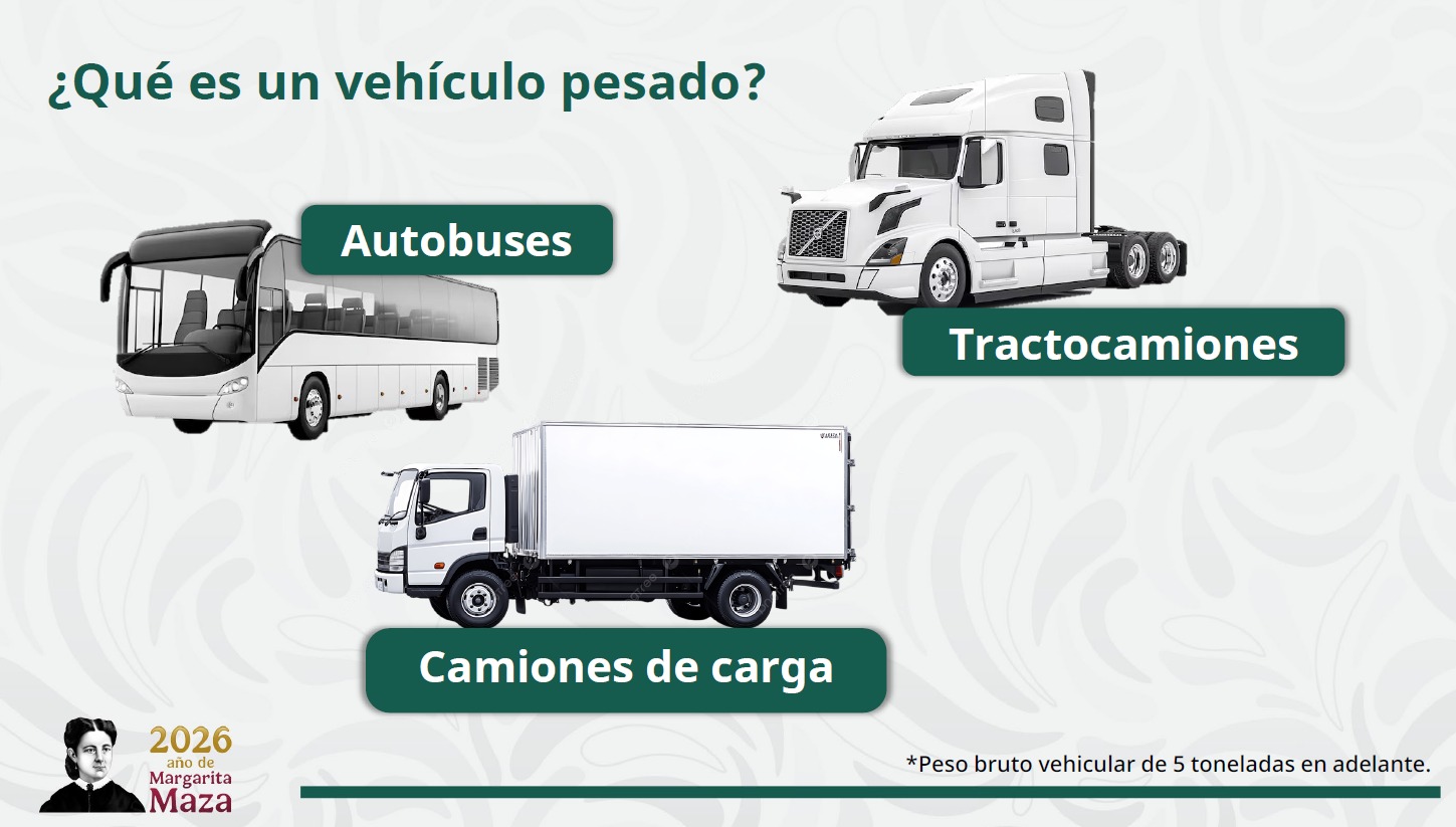 ¿En qué consiste el programa de renovación de vehículos pesados?