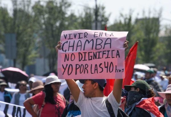 Protestas jornada 40 horas