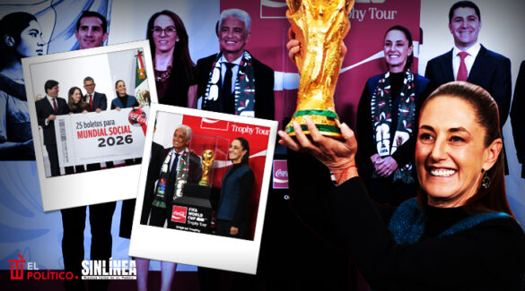 Sheinbaum recibe la Copa del Mundo; anuncian boletos gratis para el Mundial