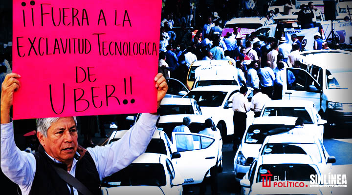 Taxistas protestan contra apps bloqueando accesos al AICM; prevén boicot al Mundial