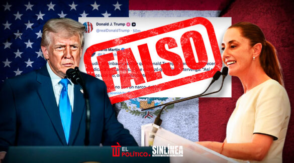 Trump acusa narcoestado en México. Sheinbaum responde