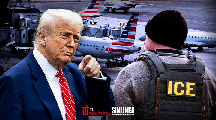 Trump amenaza con enviar agentes del ICE a aeropuertos