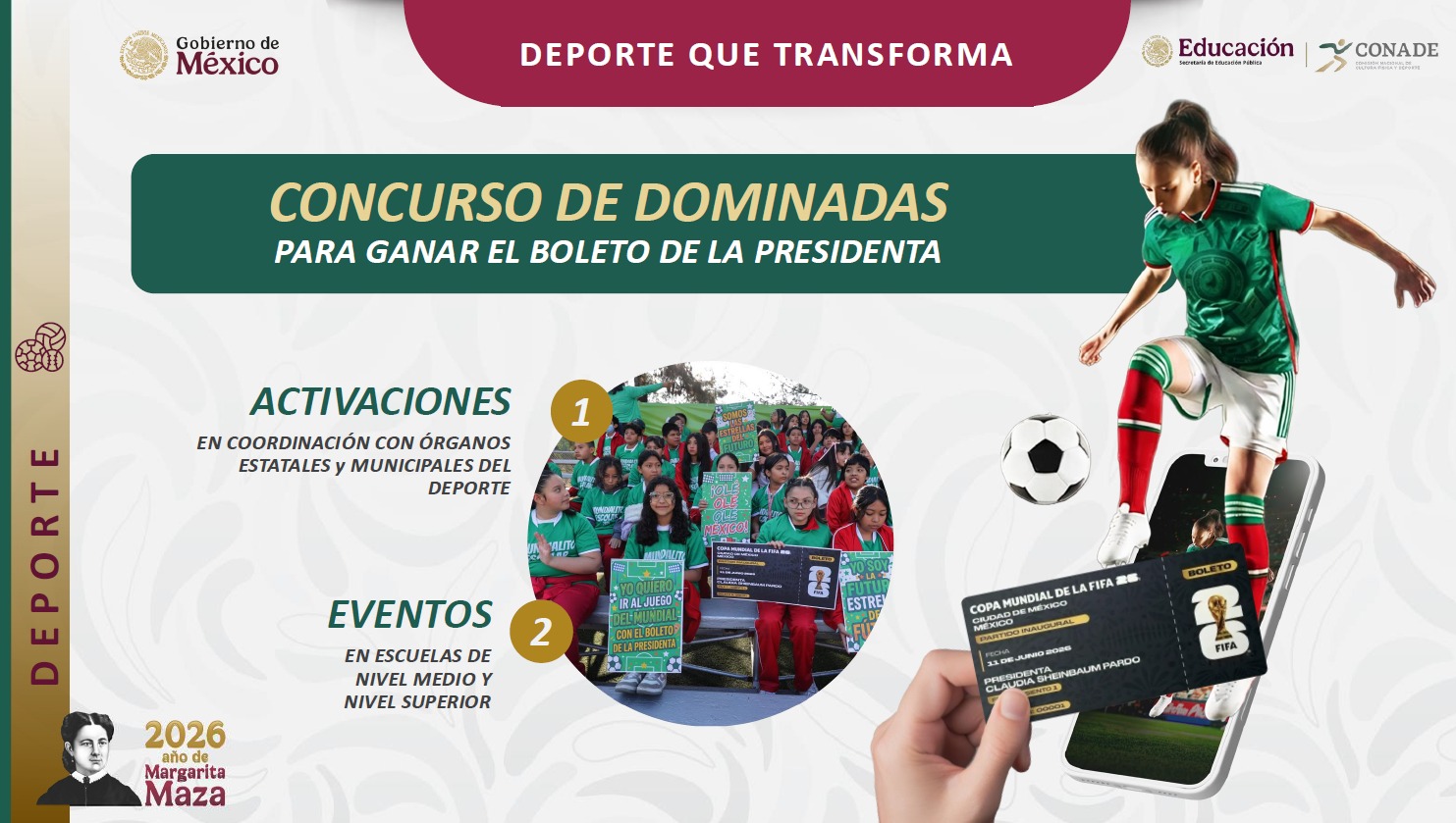 Gobierno presenta avances del Mundial Social