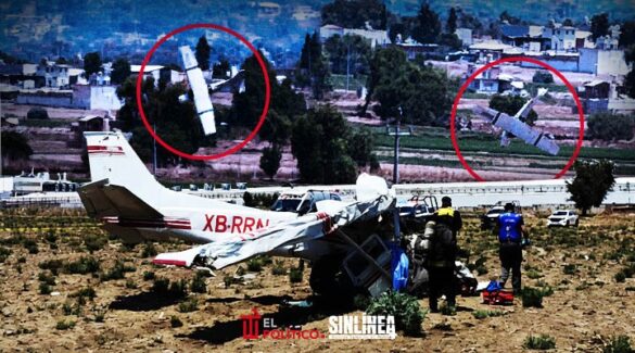 Caída de avioneta en Puebla. Así fue el accidente |VIDEO