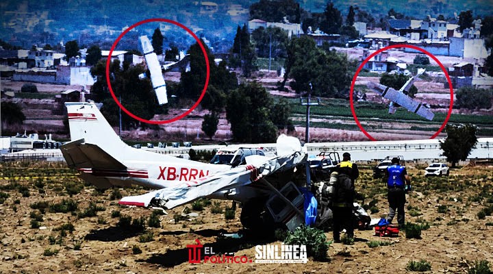 Caída de avioneta en Puebla. Así fue el accidente |VIDEO