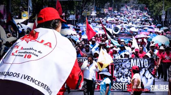 CNTE anuncia marcha el 1 de mayo contra Ley del Issste