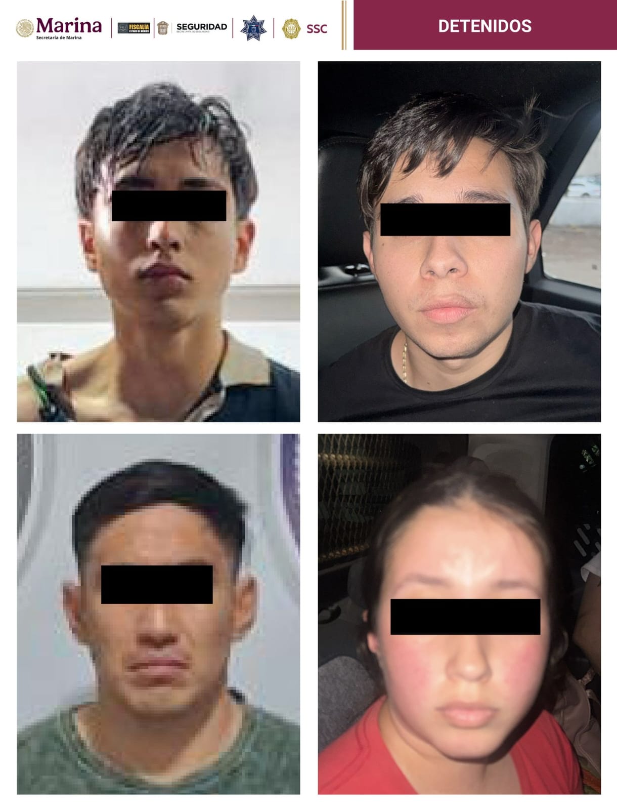Detienen a presuntos asesinos de familia en Azcapotzalco