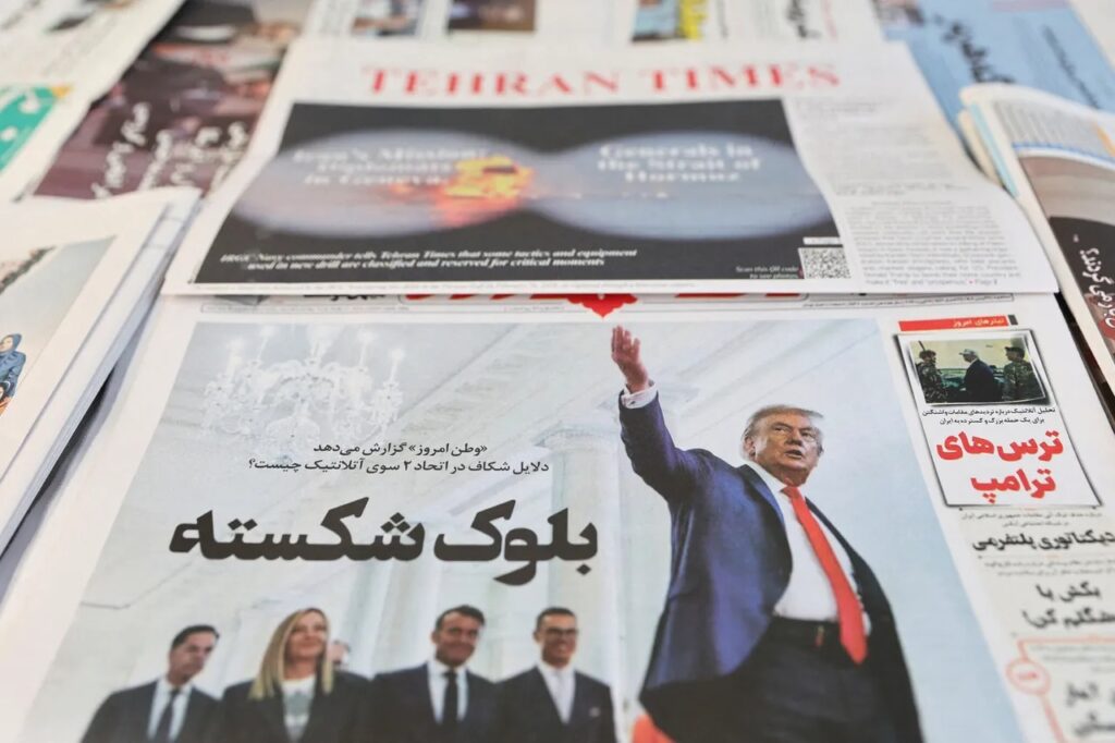 Irán prensa Trump