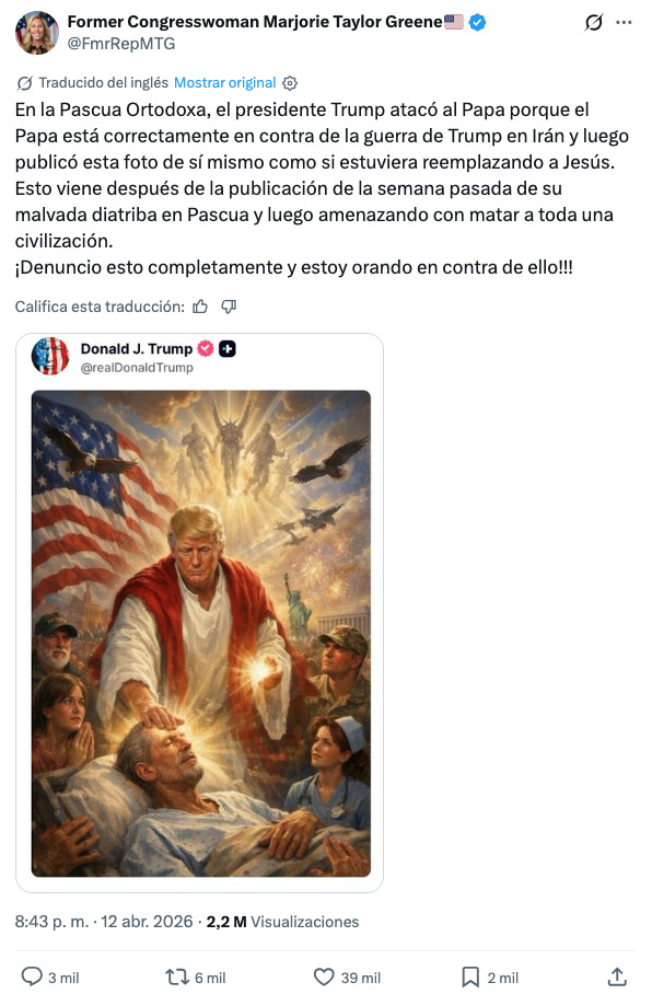 Líderes defienden al papa León XIV tras ataques de Trump