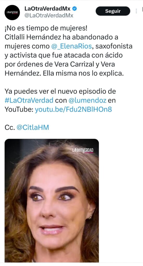 Lourdes Mendoza miente