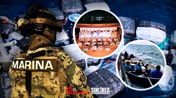 Marina asegura una tonelada de cocaína en costas de Chiapas