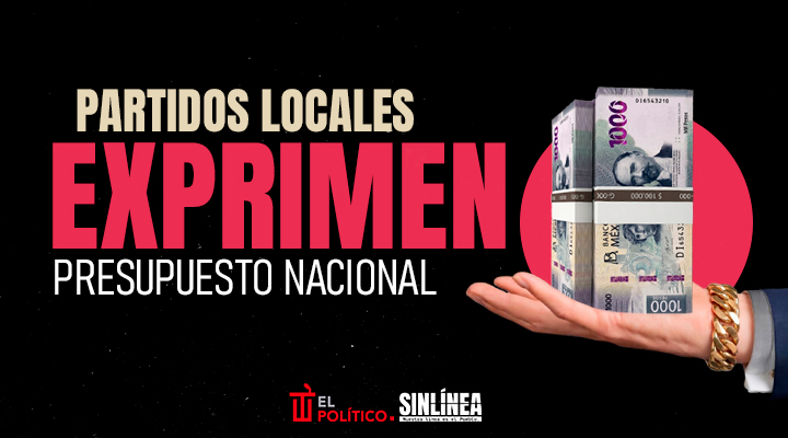 Partidos políticos locales y sus millones del erario público
