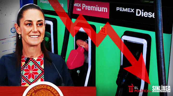 Sheinbaum pacta baja en precio del diésel