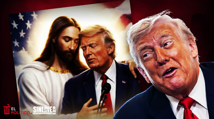 Trump lo hace de nuevo: comparte imagen de Jesús abrazándolo tras polémica