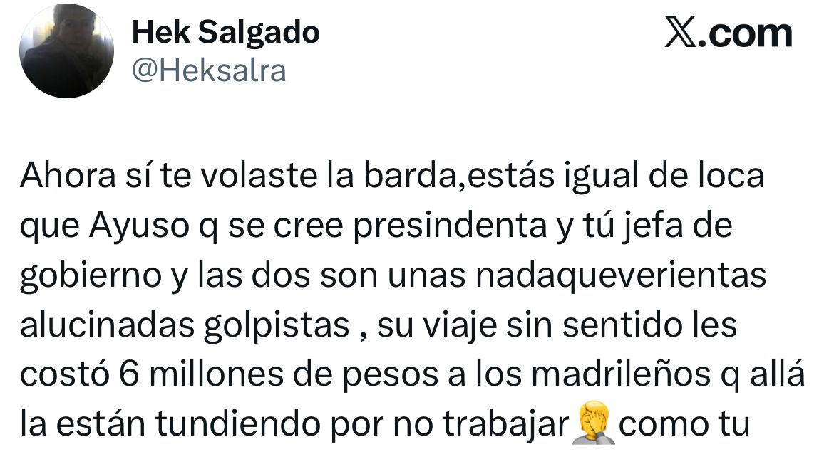 Redes tunden a Alessandra Rojo tras reunión con Ayuso