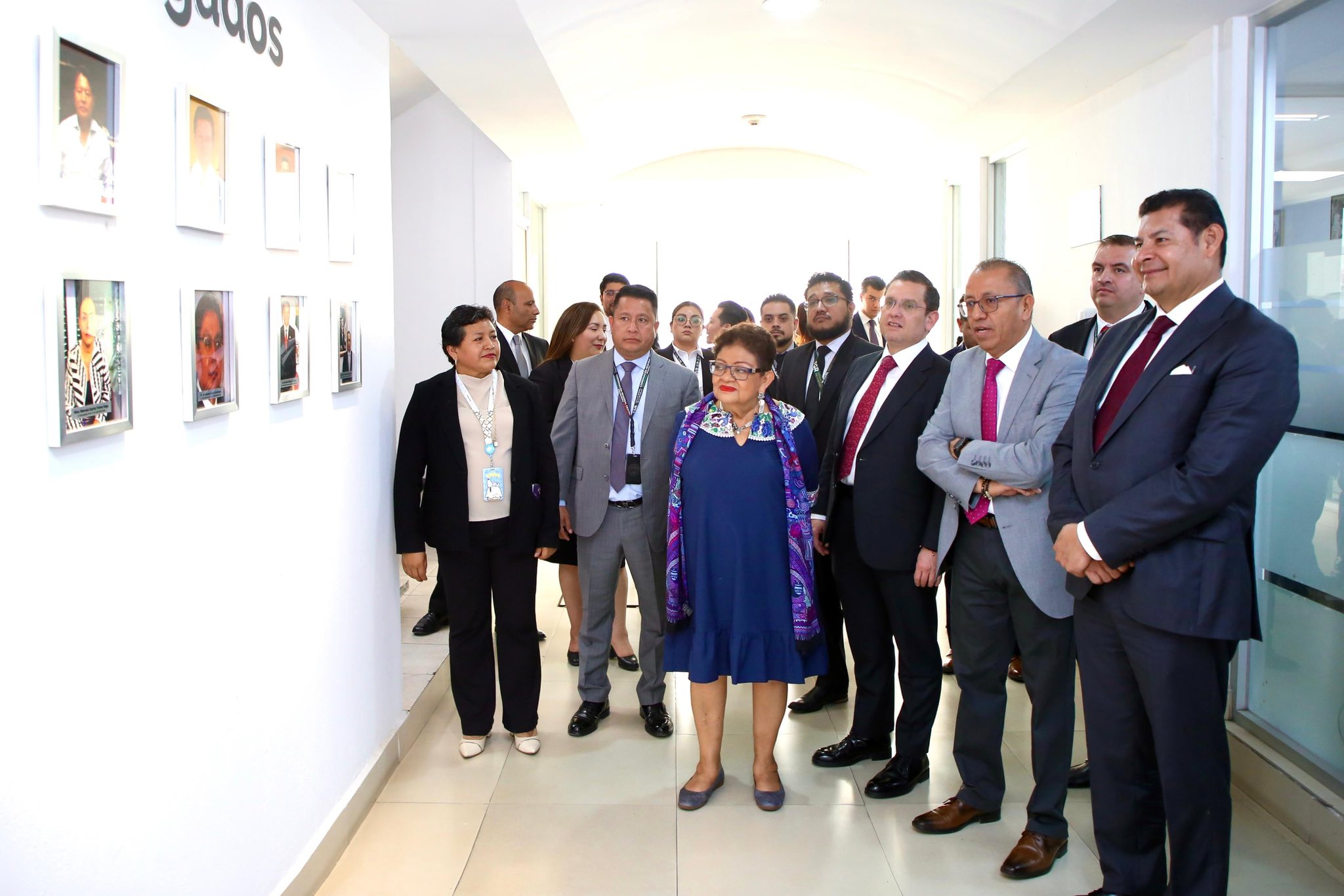 Ernestina Godoy visita Puebla