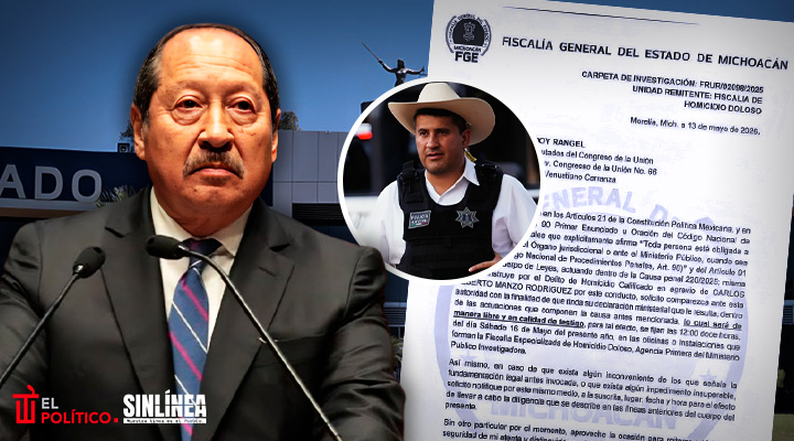Fiscalía de Michoacán cita a Leonel Godoy por caso Manzo