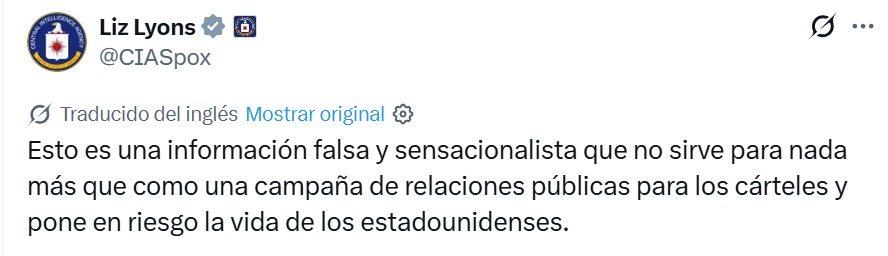 Harfuch portavoz CIA