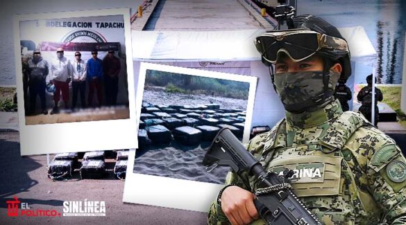 Marina asegura 1.5 toneladas de cocaína en Chiapas