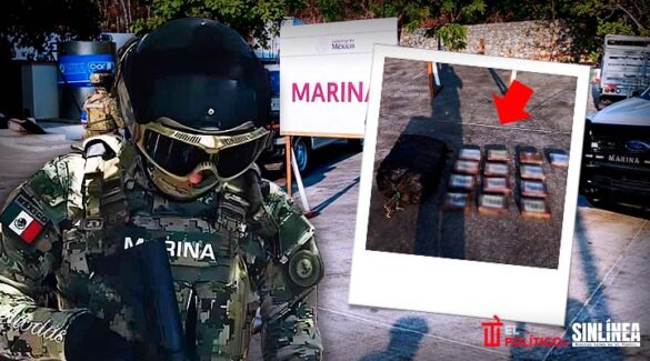 Marina asegura 13 paquetes y un bulto de cocaína en Oaxaca