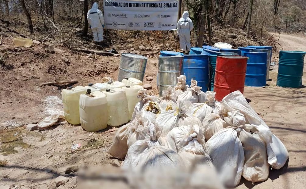 Semar da golpe al crimen: desmantela 3 narcolaboratorios de Los Mayos en Sinaloa